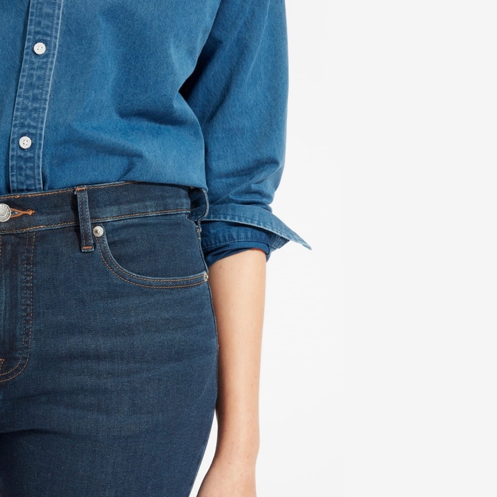EVERLANE_ The Authentic Stretch Mid-Rise Skinny Size 27 - Picture 4 of 12